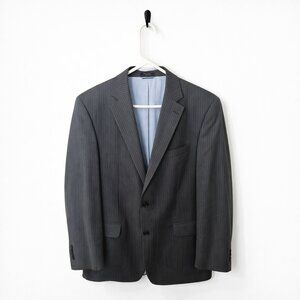 Tommy Hilfiger Wool Pinstripe Suit Jacket Mens Blazer